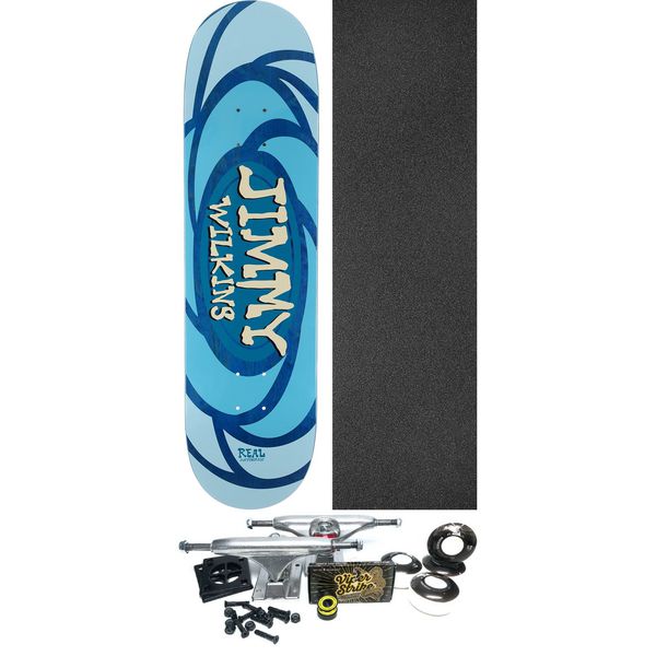 Real Skateboards Jimmy Wilkins Oval Skateboard Deck - 8.5" x 31.85" - Complete Skateboard Bundle
